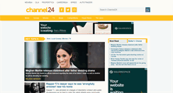 Desktop Screenshot of channel24.co.za